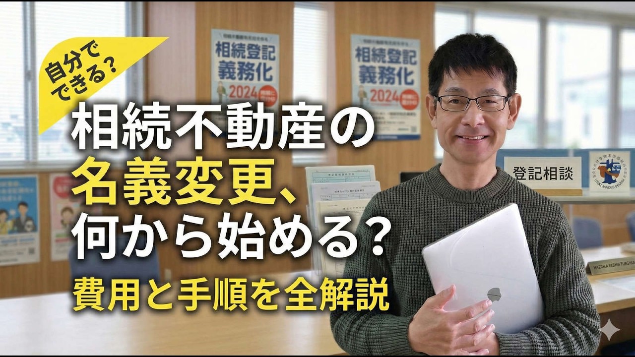 相続した不動産の名義変更、何から始める？費用と手順を全解説