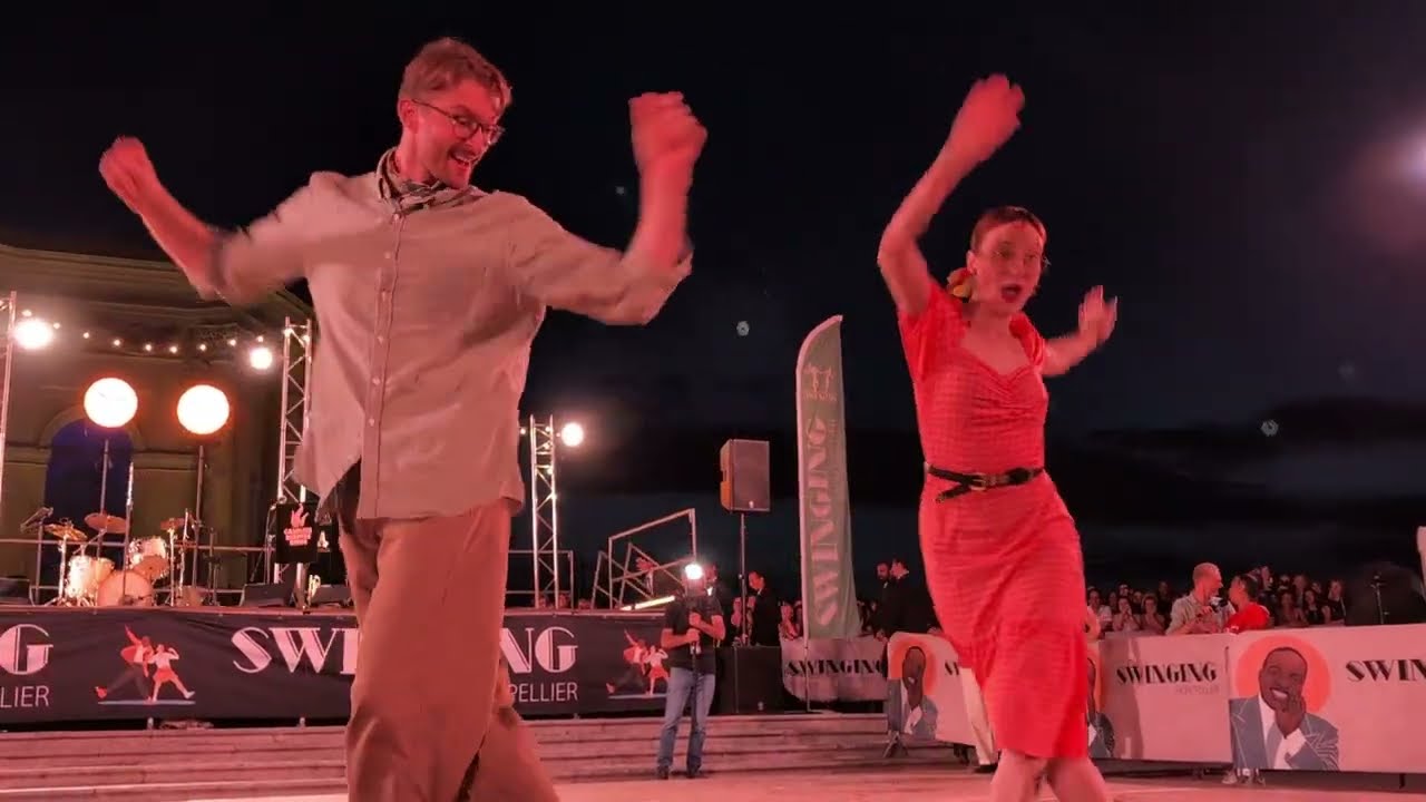 Lindy Hop - Pamela & Tadas Show - Festival Swinging Montpellier