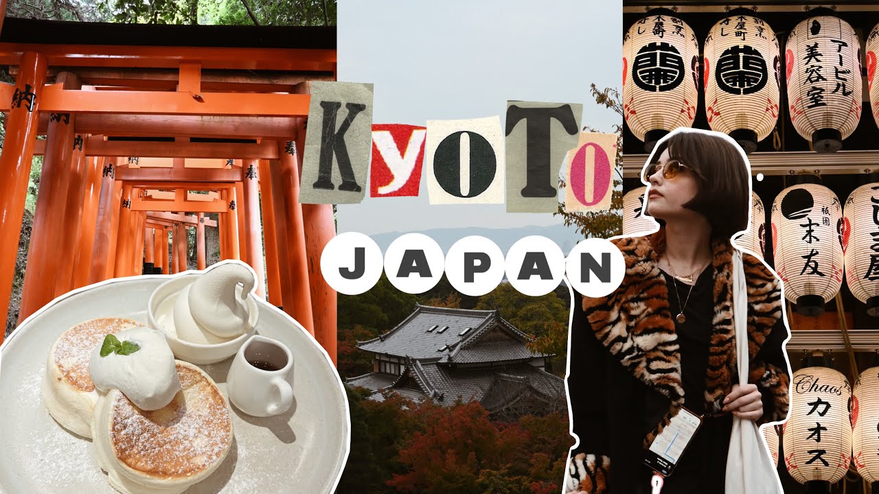 JAPAN TRIP - Vlog (part.2) Kyoto, Fushimi Inari, fluffy pancakes, Nishiki market et okonimiyaki