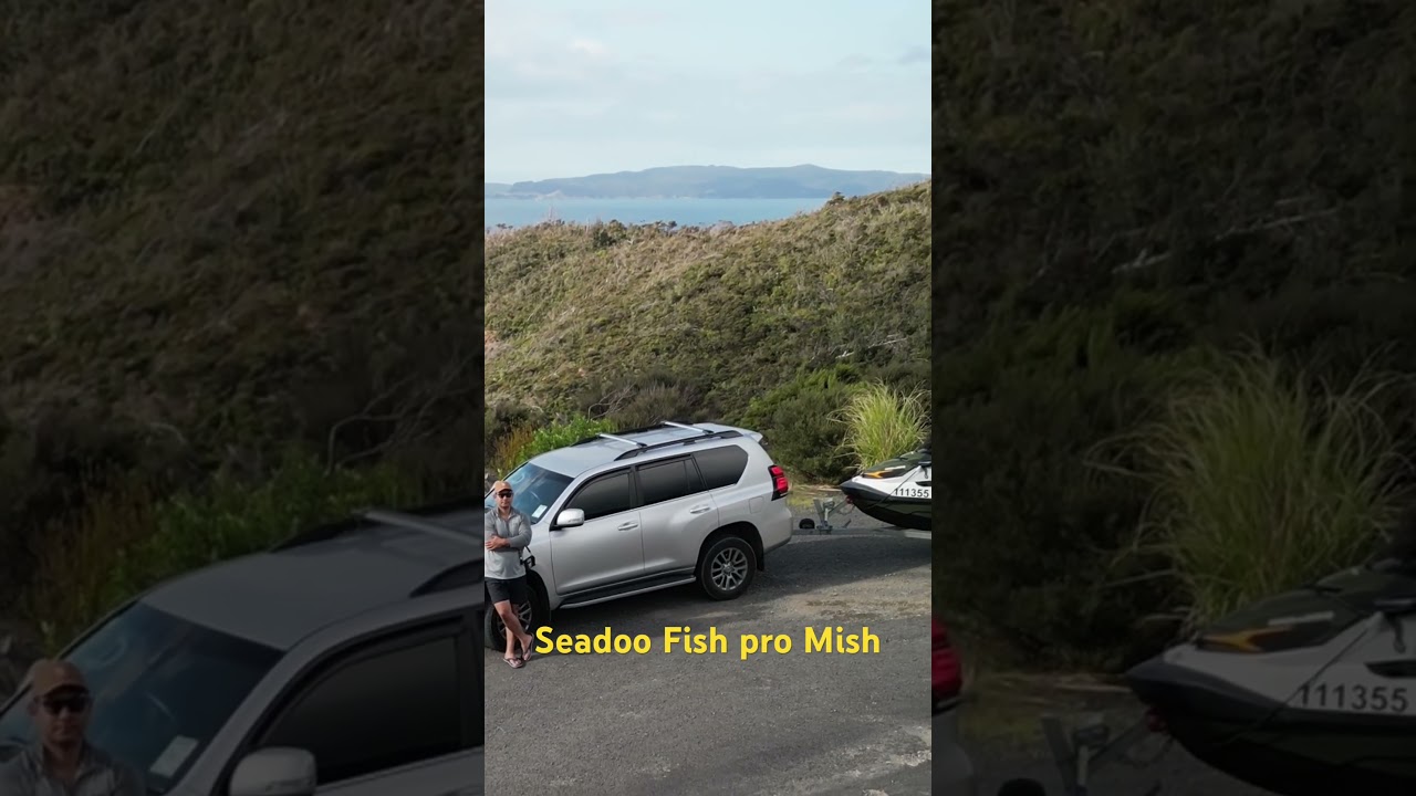 Seadoo Fish pro Mission Beautiful Coromendal New Zealand Jetski Fishing