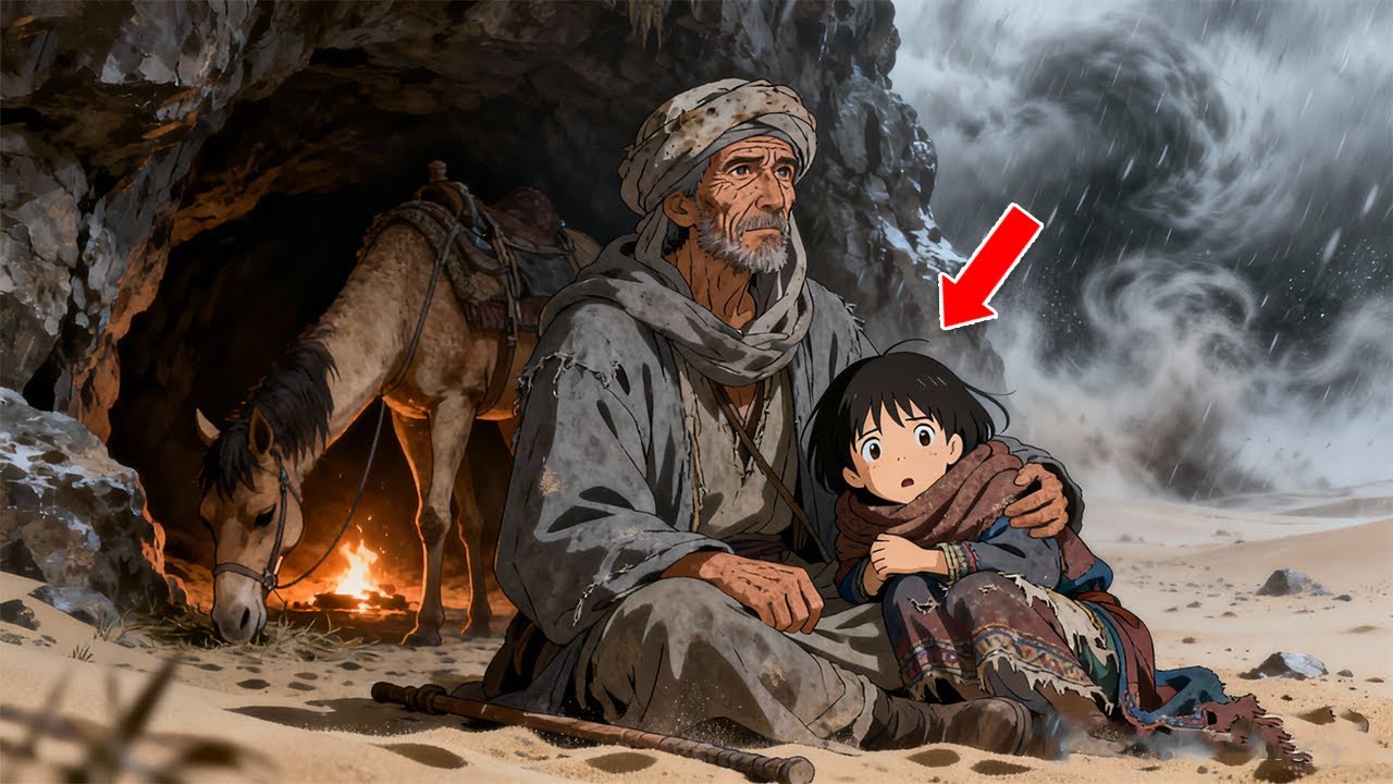 قصة راعي الإبل الفقير آوى طفلة يتيمة، فأغناه الله وكشف سرها للعلن!