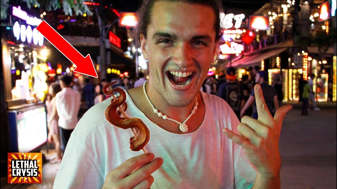 ME COMO UNA SERPIENTE! Probando COMIDA CALLEJERA en Camboya