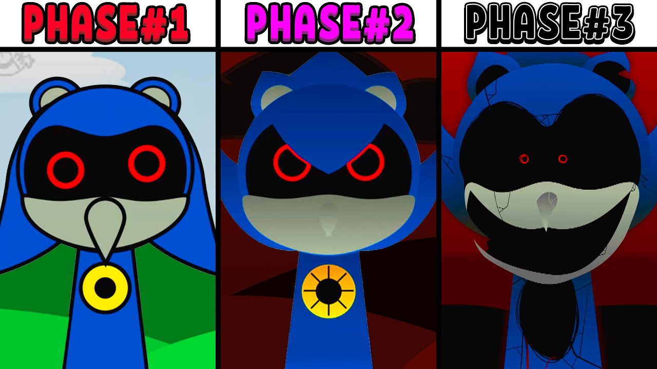 All Phases in New Incredibox Sprunki 3 of Hue: From Phase 1 to Phase 2
