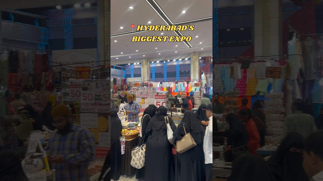 HYDERABAD'S BIGGEST EXPO |AFTER ONE YEAR | EVERYTHING UNDER ONE ROOF | #expo #hyderabad #shorts