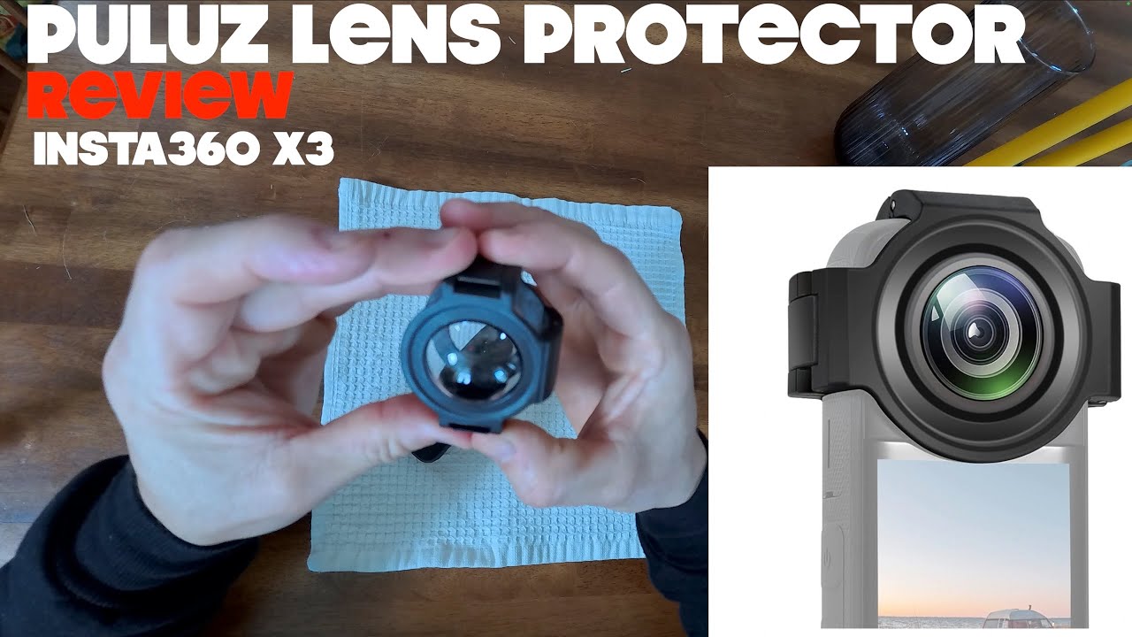 Insta360 X3 Lens Protector, Puluz Optical Lens Protector