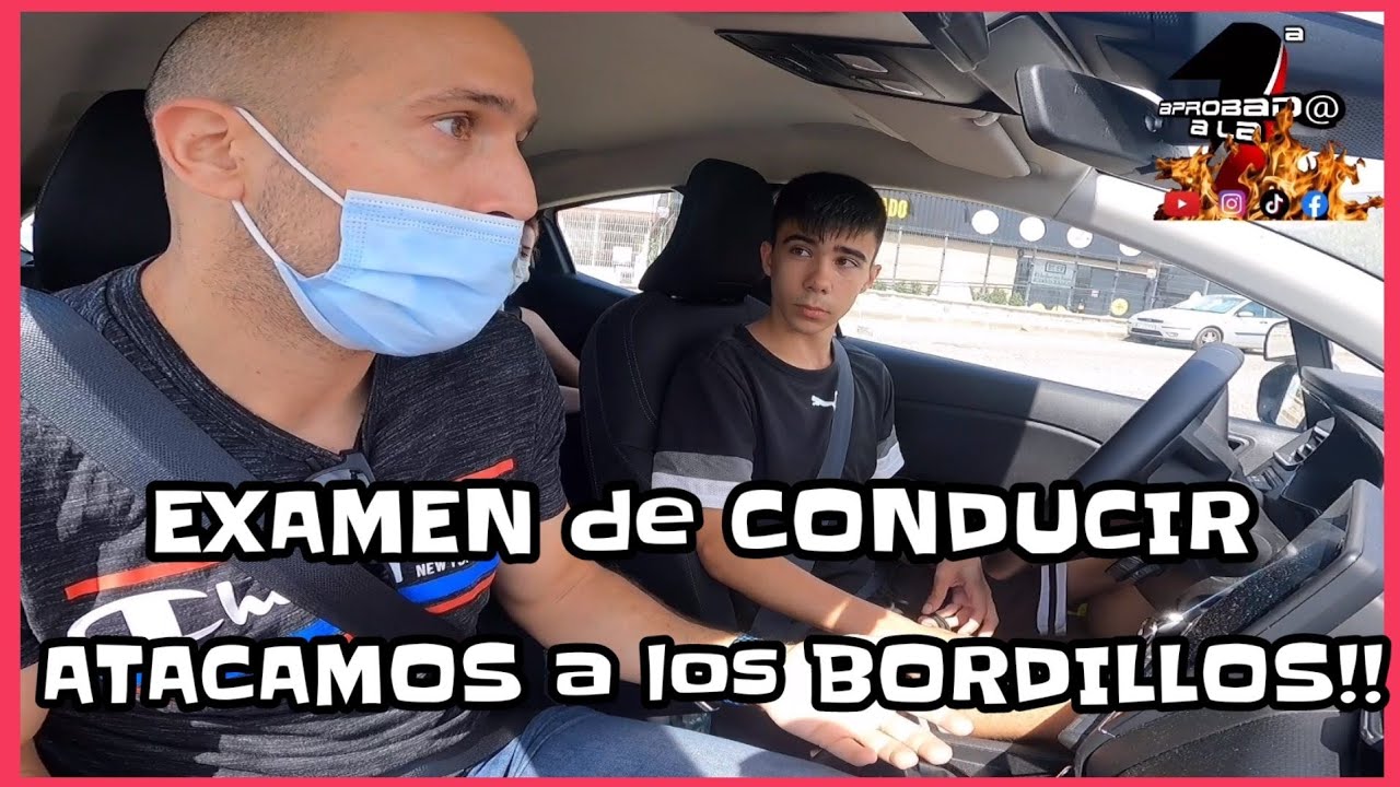 😱😱2 BORDILLOS nos COMPLICAN el EXAMEN 🔴SIMULACRO EXAMEN de CONDUCIR