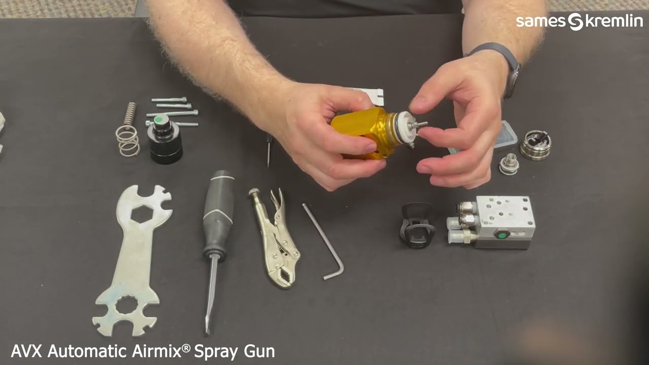 Sames Kremlin Training: Assembly AVX Automatic Airmix® Spray Gun