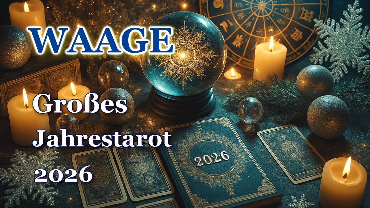 🌟💫Großes Jahrestarot 2026 für Waage – 12 Häuser, 12 Lebensbereiche✨💫🍀🌟