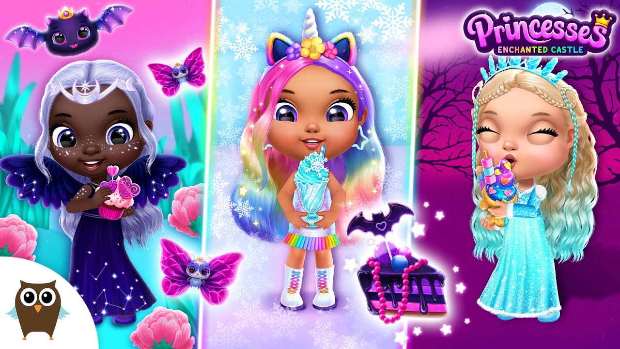 Princesses Makeover Challenge 👑✨ Princesses - Enchanted Castle | TutoTOONS