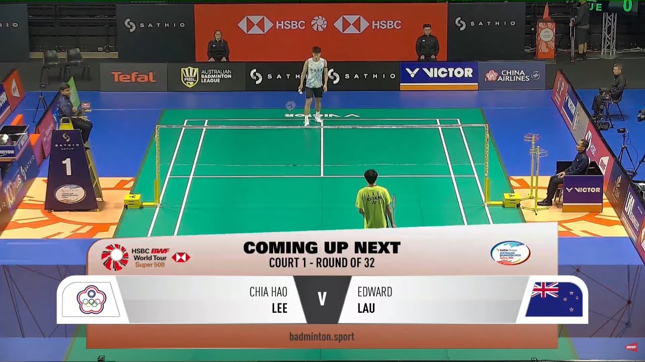 Badminton Highlights | Chia Hao LEE (TPE) vs. Edward LAU (AUS) - R32 AUSTRALIAN OPEN 2024