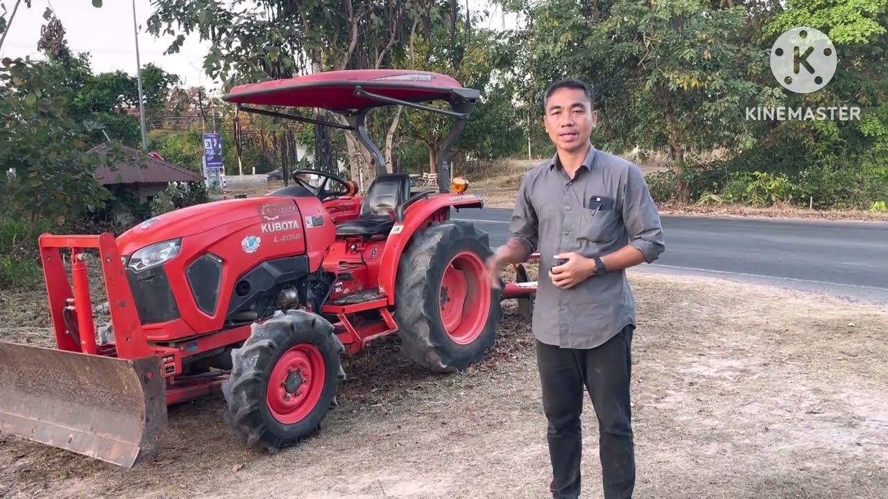 รีวิว!! รถไถเอนกประสงค์ L4018DT สวยๆ สีมาร์คครบ ราคาถูกเท่า 36sp 