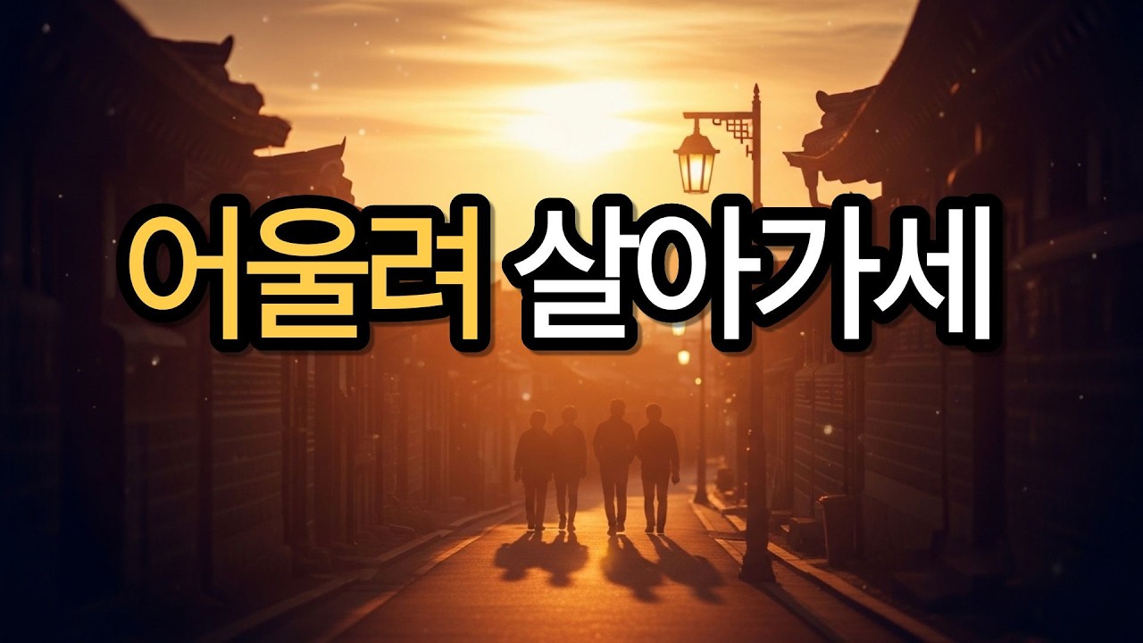 결국 사람입니다 | 어울러 살아가세 | 수비니즘 위로의 노래 | 작사 조수빈
