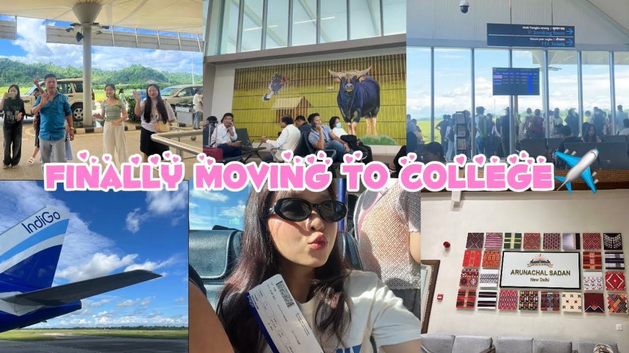 Arunachal to Delhi✈️ | Moving out for college 📚| goodbyes❤️ | Shopping🛍️ 