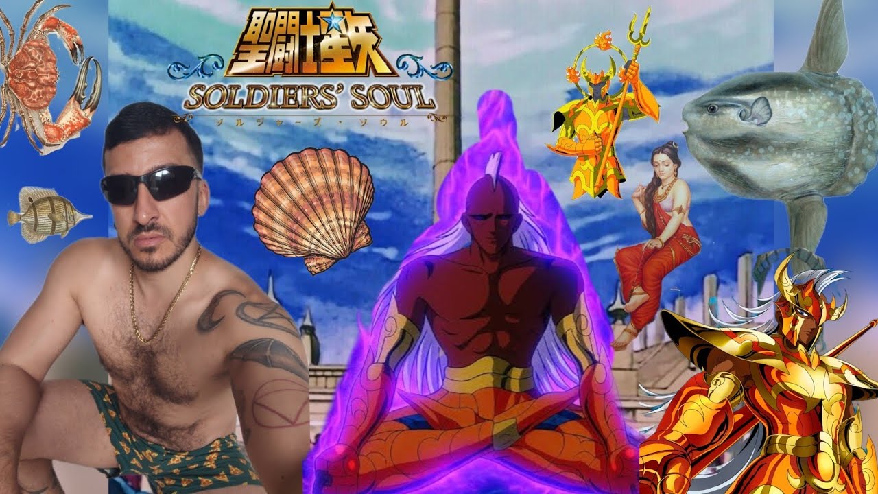 Pilar Índico Krishna de Chrysaor 🌊🛕🕌🐙🪸🦀 - Saint Seiya Soldiers Soul - Mael Zombie 