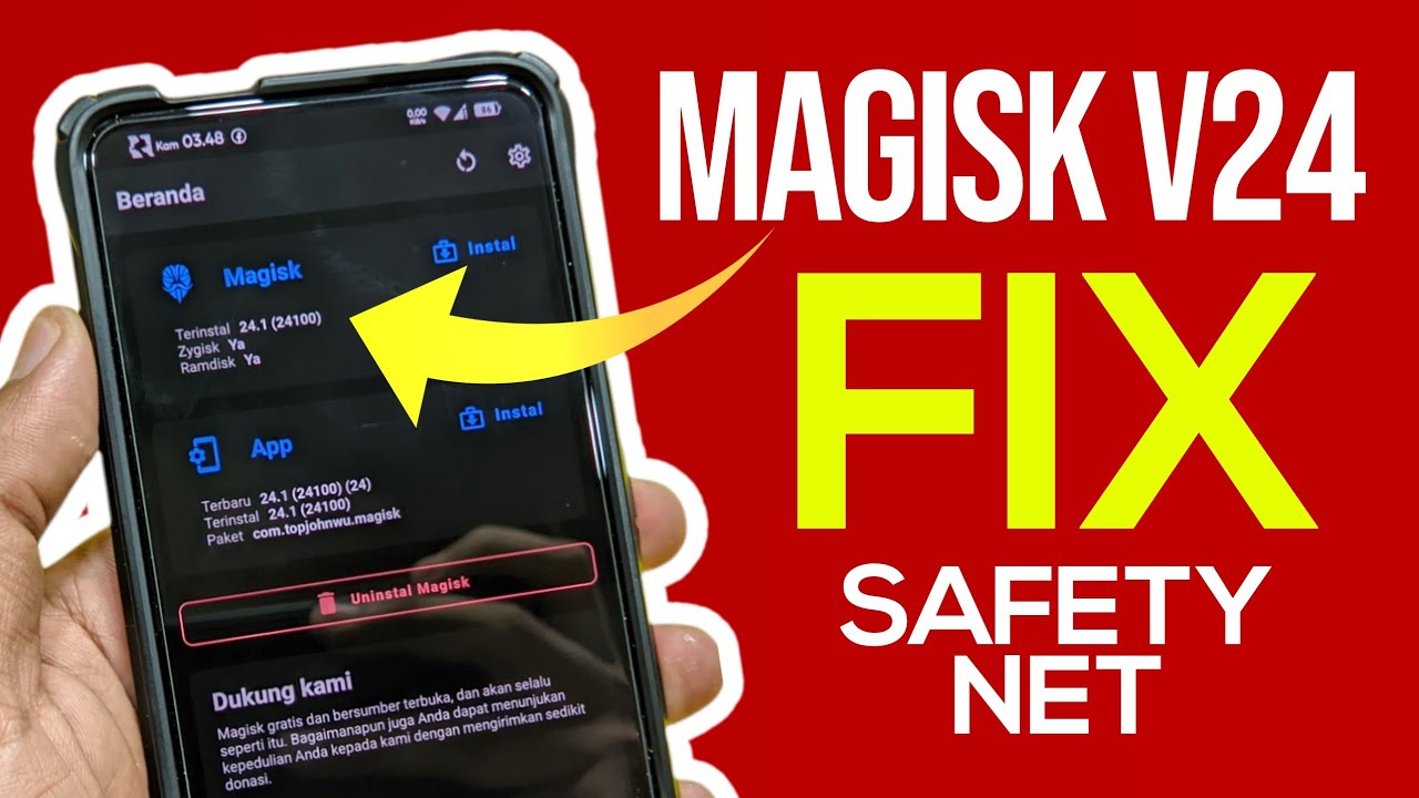 Cara Fix SafetyNet Magisk v24
