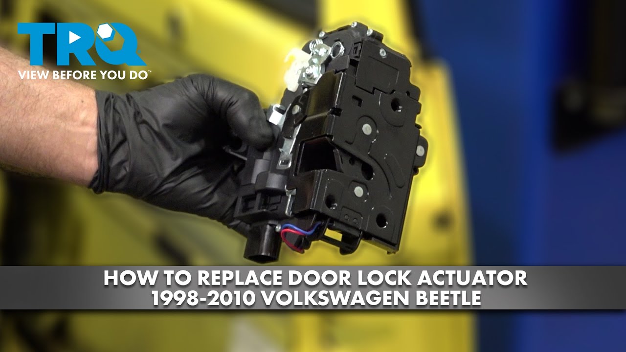 Как заменить привод дверного замка на Volkswagen Beetle 1998-2010