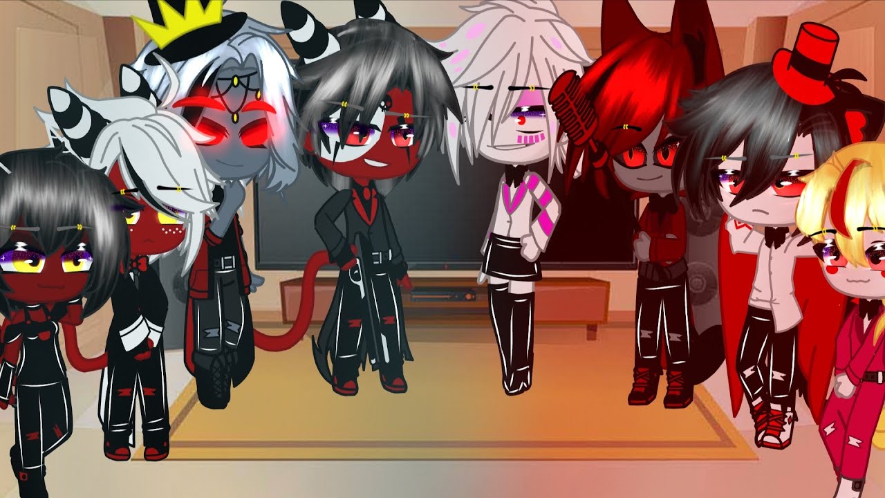 ✨hazbin hotel & helluvaboss react to eachother✨