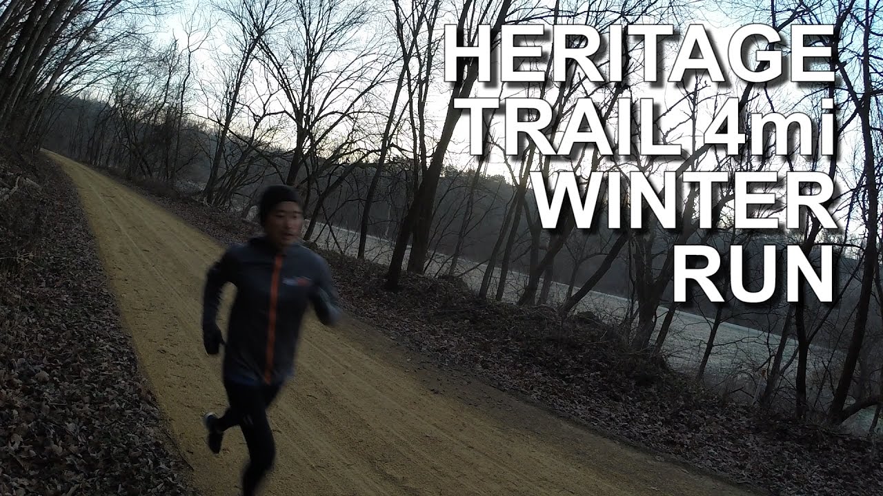 HERITAGE TRAIL IOWA WINTER RUN | vlog 332