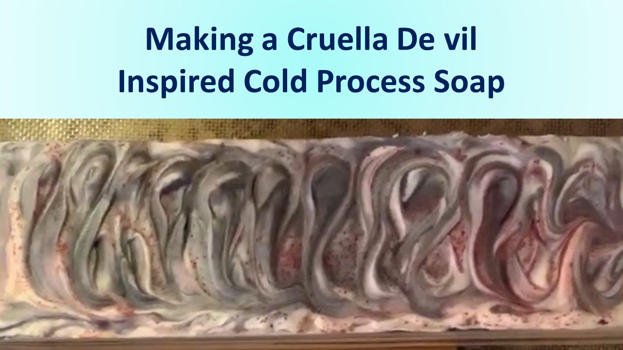 Cruella De vil Inspired Cold Processed Soap | Disney Villains Soap Series