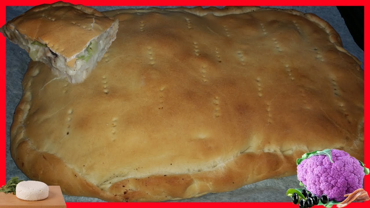 Scacciata di cavolfiore tuma e acciughe ECCELLENTE- RICETTA DI NATALE DI ZIO ROBERTO