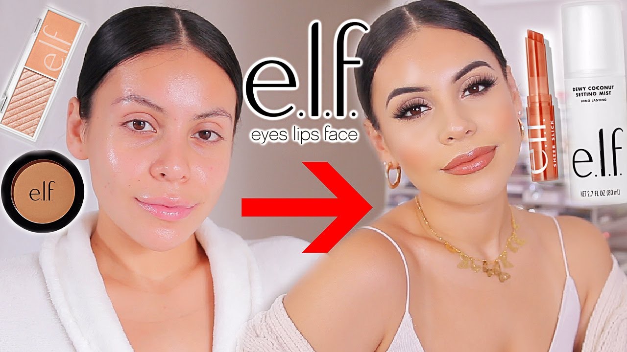 DRUGSTORE FALL MAKEUP TRANSFORMATION USING ONLY e.l.f. MAKEUP!
