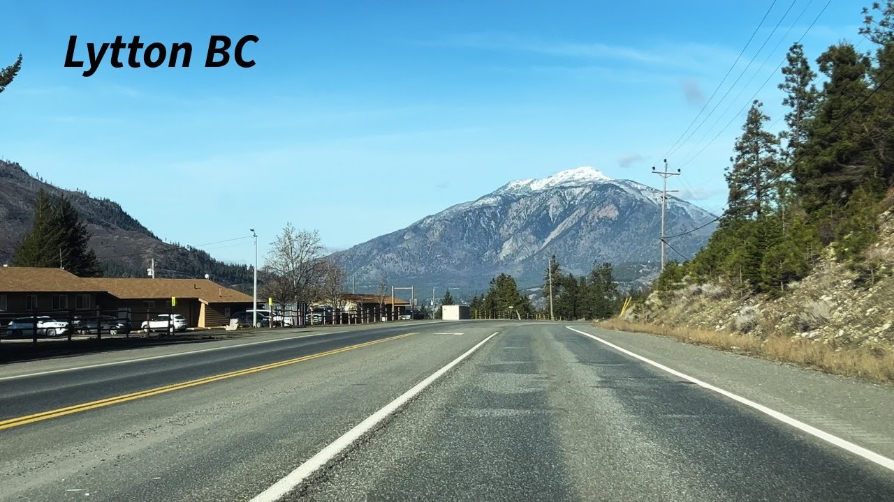 Calming Winter Afternoon Drive from Boston Bar to Lytton BC