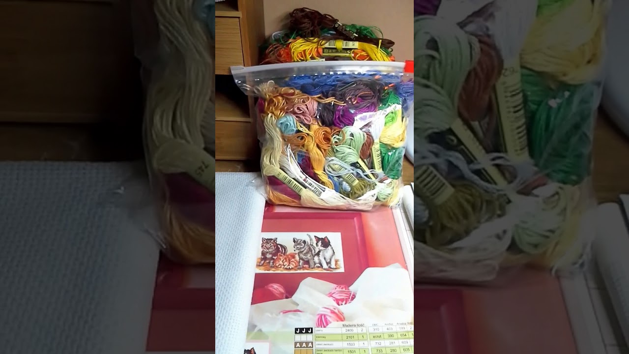 Haft krzyżykowy - pierwsze kroki.