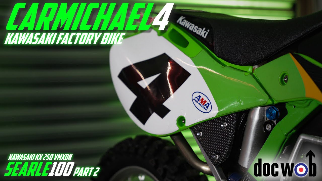 DOCWOB - Kawasaki 250 Ricky Carmichael Factory bike - Tommy Searle Inspiration Bike Build - Part 2
