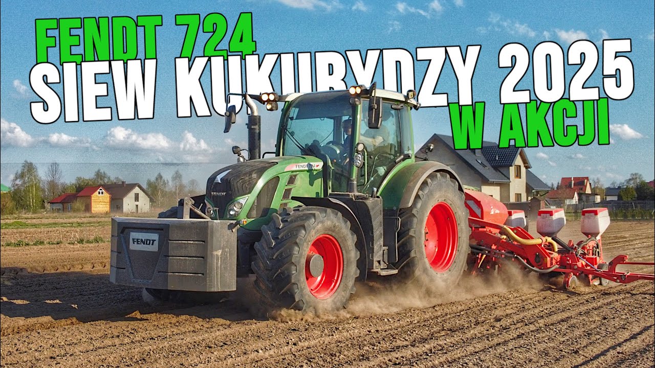 🇵🇱 SIEW KUKURYDZY 2025 ㋡ PUSTYNIA NA POLU!? ☆ FENDT 724 VARIO ☆ GASPARDO 8 | AgroLechuTeam