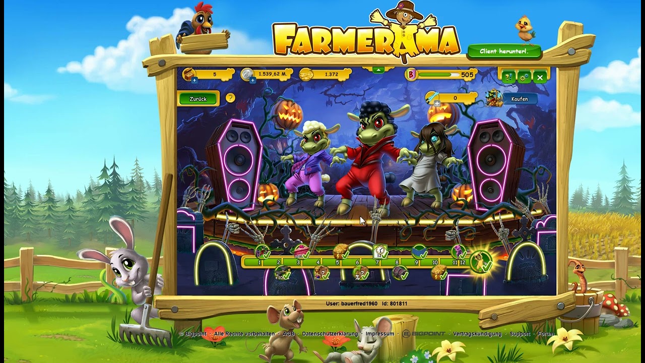 #Farmerama#    18.06.2023  Gruselevent erledigt ***