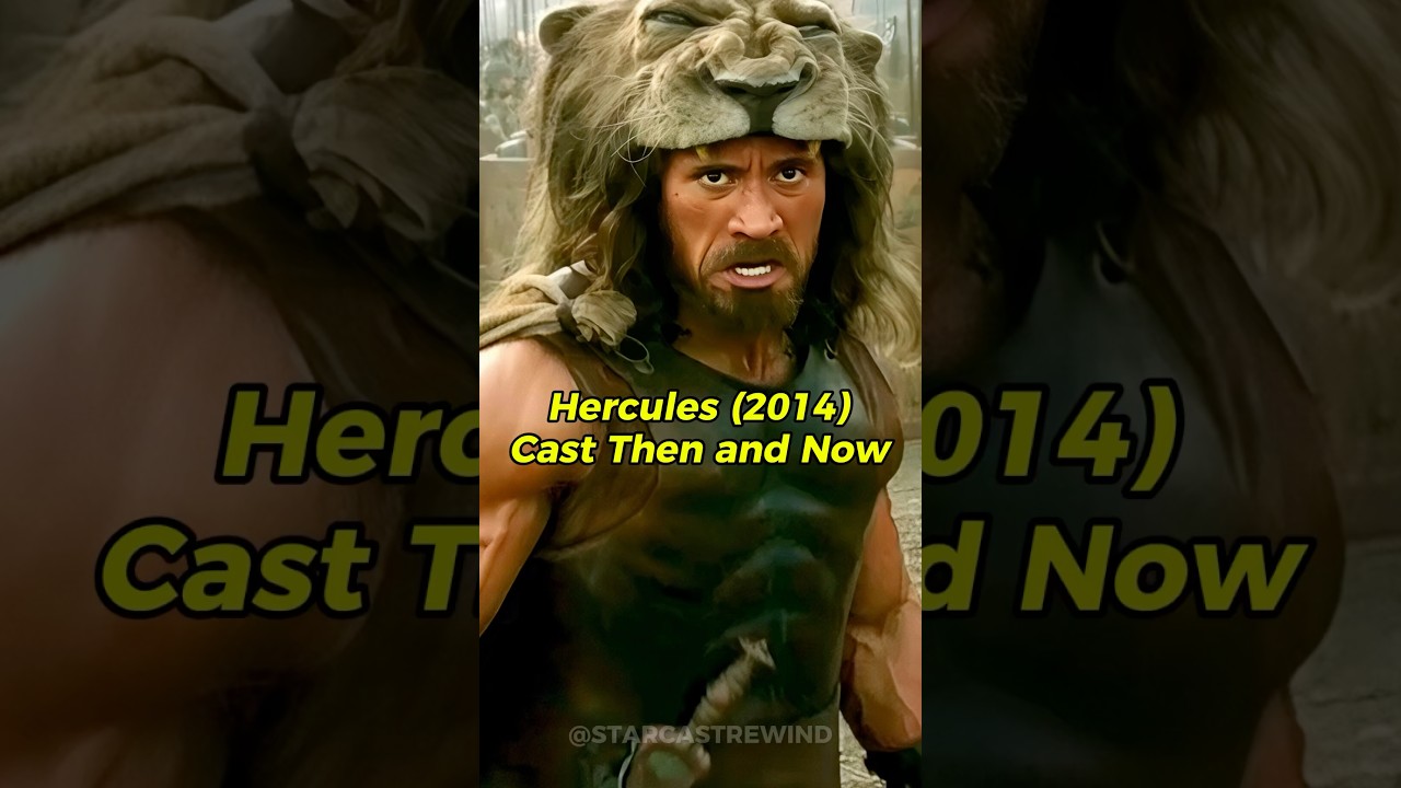 Hercules Cast Then and Now (2014-2025) #Hercules #DwayneJohnson #Evolution #shorts