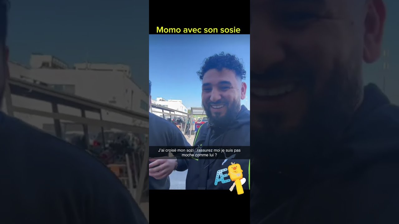 Mohamed Henni a rencontré son sosie à Marseille près du Vélodrome