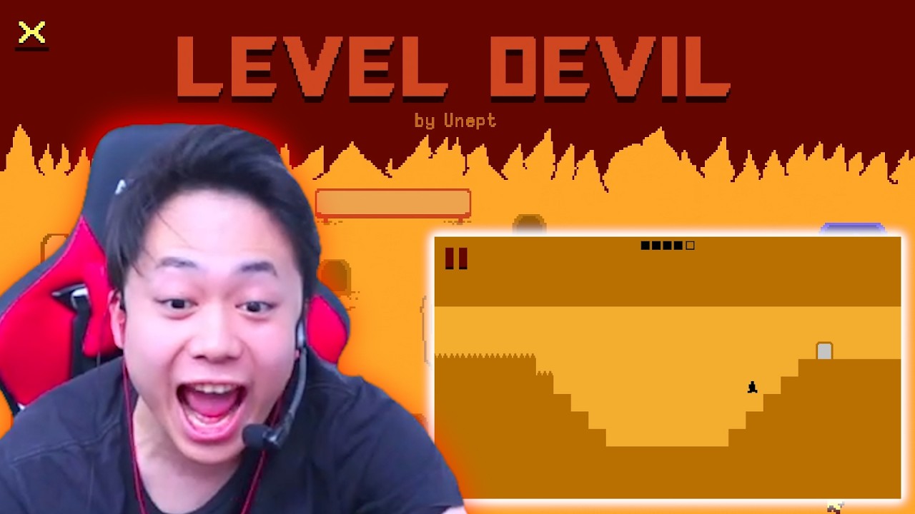 地獄の鬼畜ゲームをシルクロードが挑んだら頭がぶっ壊れた【レベルデビル Level Devil - NOT A Troll Game】