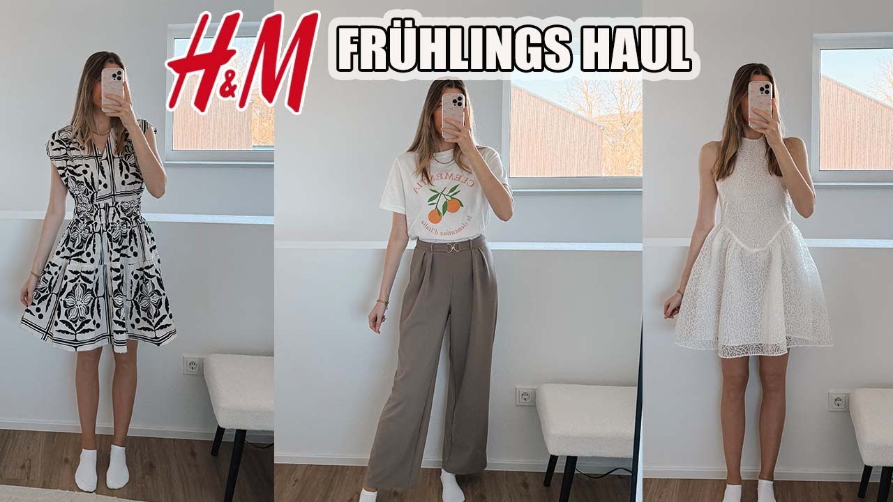 H&M Frühlings Haul 😍 Kleider, Pyjama, Oberteile I Stefanie Le