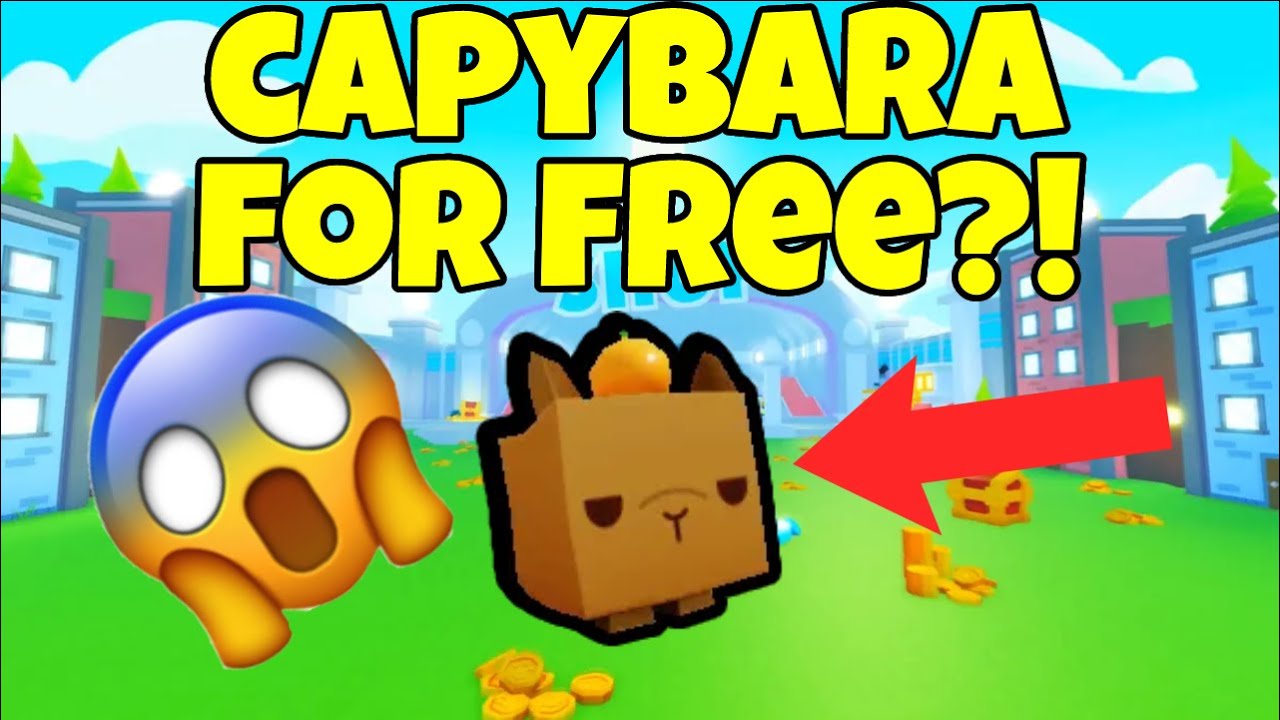How To Get The CAPYBARA For FREE! (Roblox Pet Simulator X!)