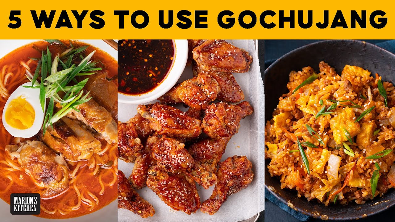 5 BEST ways to use Gochujang | Ramen, Fried Chicken & SO much more! | Marion's Kitchen #AtHome
