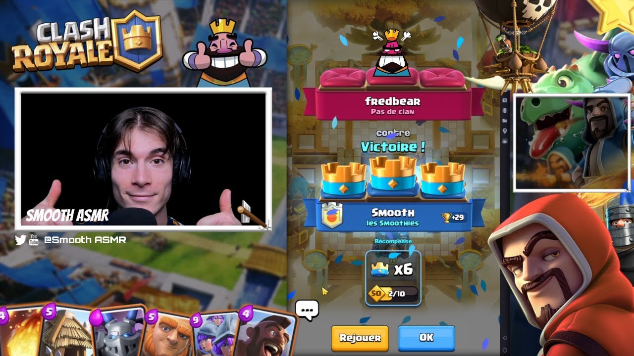 On l'oblige à Rage Quit 😂(Clash Royale ASMR)
