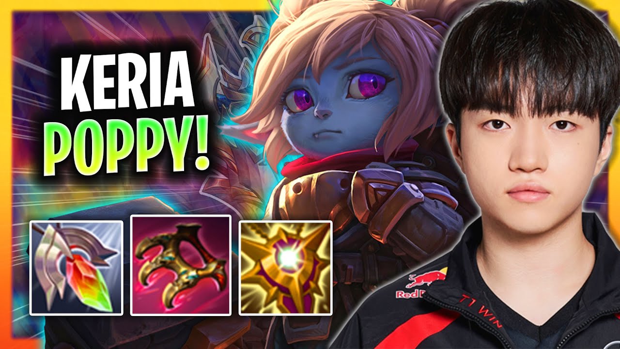 KERIA IS A BEAST WITH POPPY! | T1 Keria Plays Poppy Support vs Alistar!  Season 2025