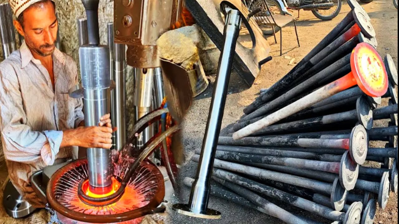 Amazing Process of Manufacturing Truck Wheel Axle in Factory || Production of Truck Axle ||