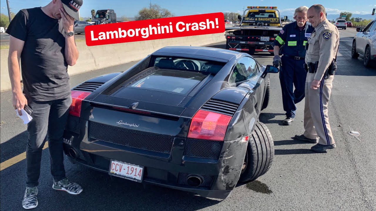 POLICE INSULT ME MOMENTS AFTER MY DREAM CAR IS WRECKED! *LAMBORGHINI CRASH*