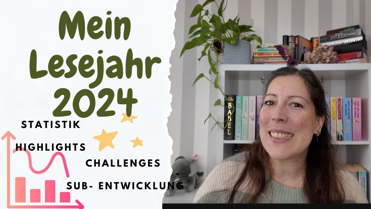 Mein Lesejahr 2024 I bisschen Statistik I SuB-Entwicklung I meine Challenges I Highlights