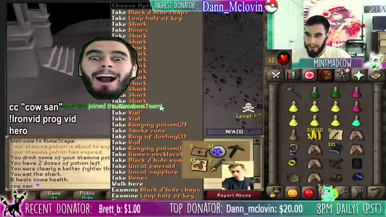 Dh Bombin 1 hit *Deep Wildy* Mintmadcow