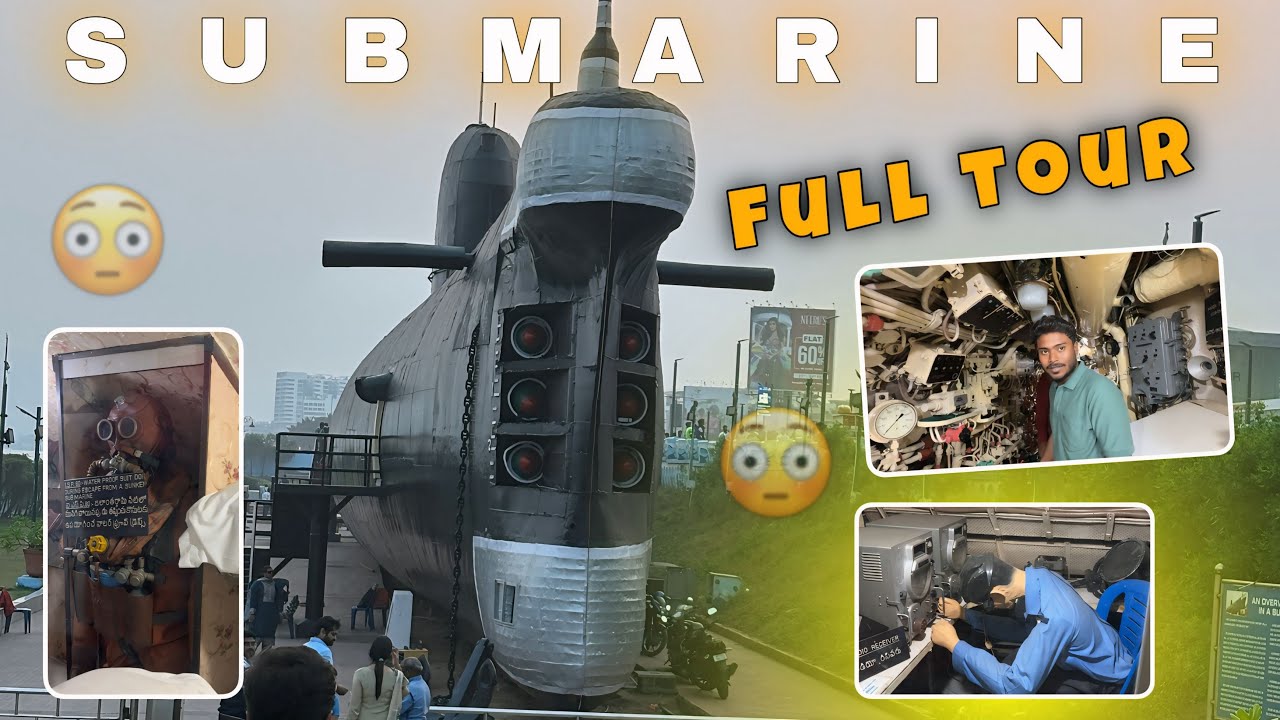 Going inside India’s real submarine 🤯 INS kursura submarine Visakhapatnam 🔥😵