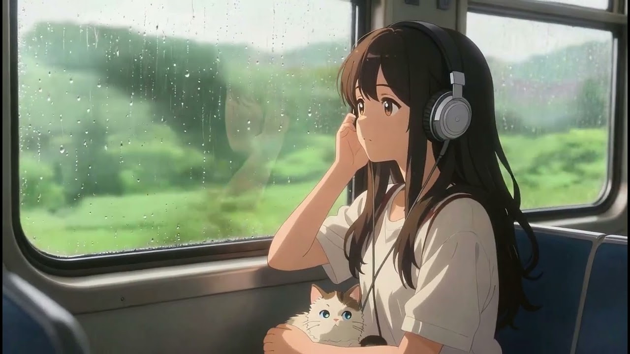 🌊 Refreshing Nature Lo-Fi Beats | Soft Piano & White Noise | 9 Min Chill Mix