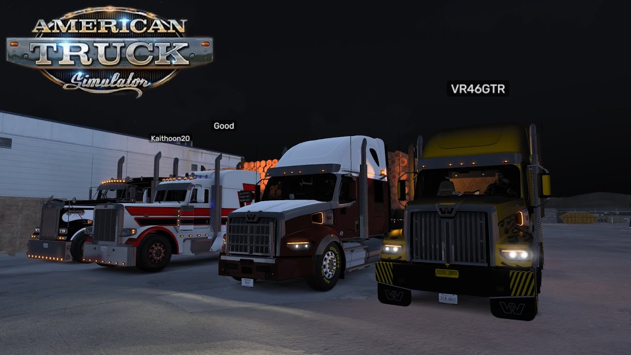 American Truck Simulator ไทย Western Star 49x มาซิ่งกันชาวหัวลากอเมริกัน #ats #live
