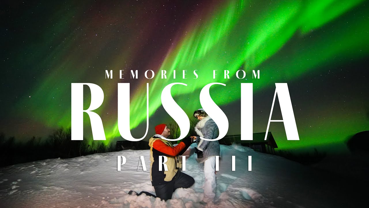 🇷🇺RUSYA III / Kuzey Işıkları MURMANSK - Vlog - 24 Saat Tren / Husky / Uygun Bütçe - Aurora Borealis