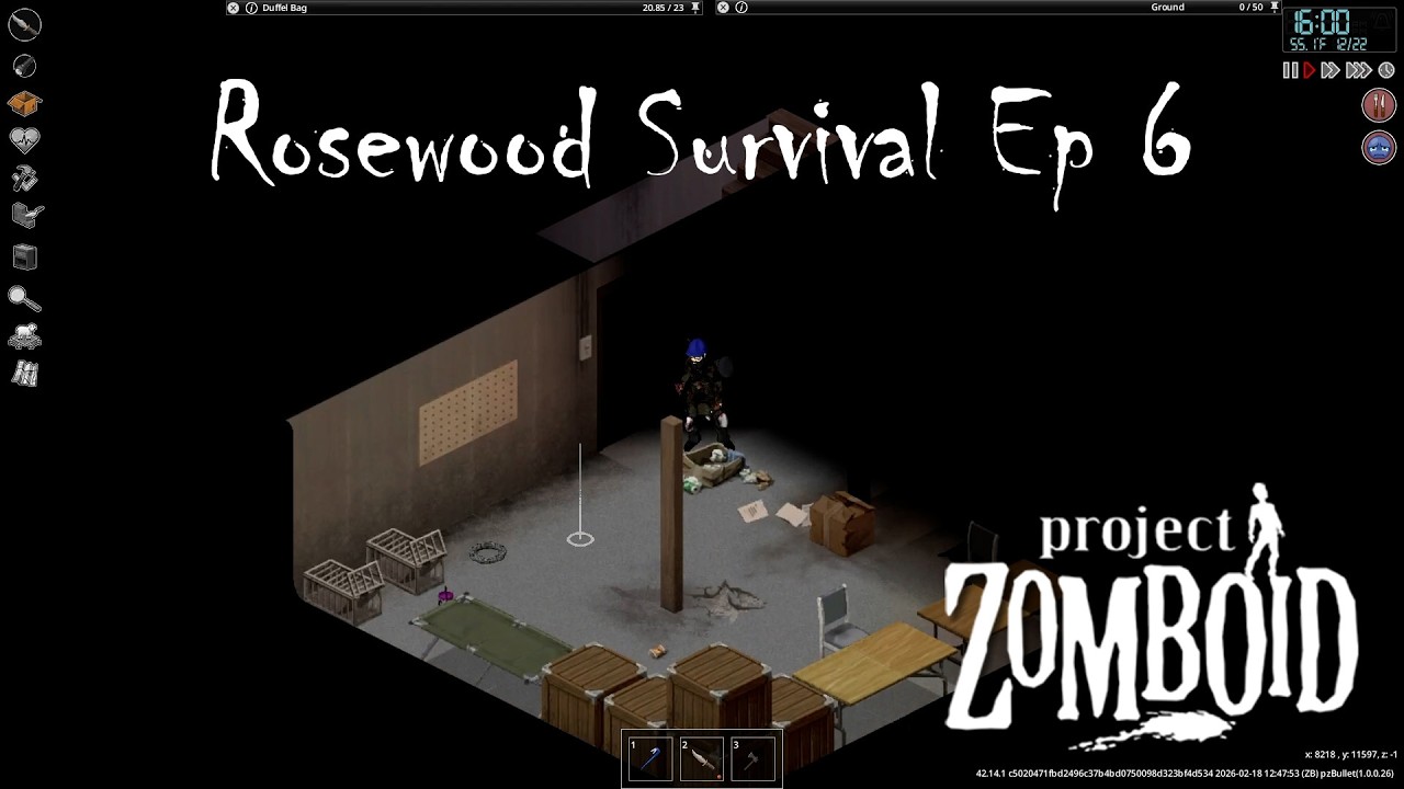 Project Zomboid Rosewood Survival Ep 6 | Basements have some cool things