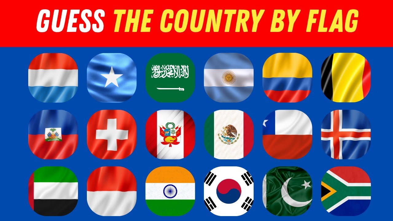 Can You Guess the Country by Flag? | Flag Quiz Challenge 🌍
