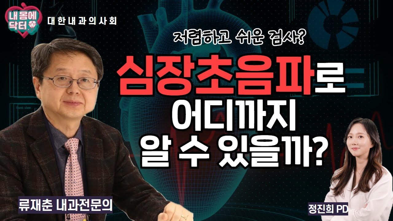 내몸에닥터 #60. 심장 초음파로 무엇을 알 수 있을까요? (내과 전문의 류재춘 & 정진희 PD) (대한내과의사회)