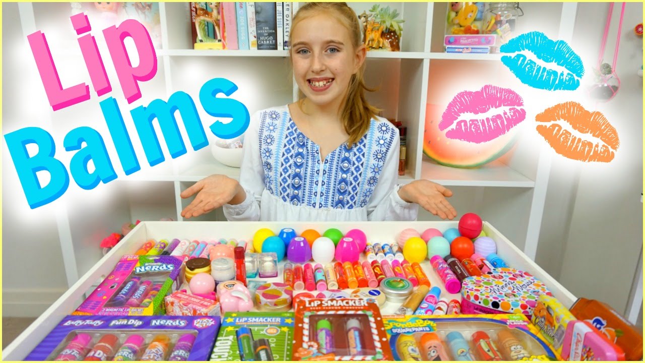 Lip Balm Collection & Haul - EOS, Baby Lips, Lip Smackers and More!